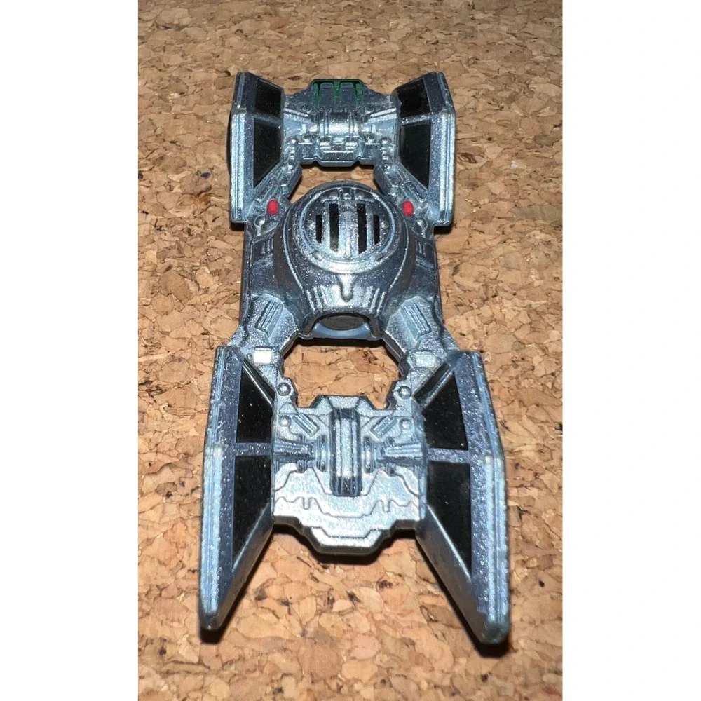Hot Wheels TIE Fighter Star Wars Character Car Kids Silver Excellent Diecast Toy